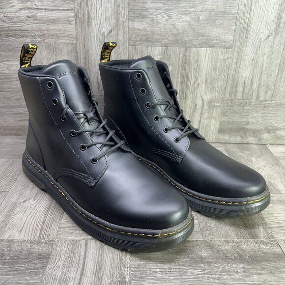 Dr. Marten's Crewson Chukka Men's size 14 Black Leather Boots - Picture 3 of 8